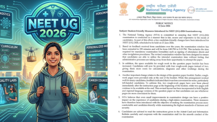 NEET Re-Exam UG 2026: विद्यार्थ्यांसाठी आनंदाची बातमी! NTA ने वाढवली परीक्षांची वेळ, सुरक्षेचा होणार कडेकोट बंदोबस्त