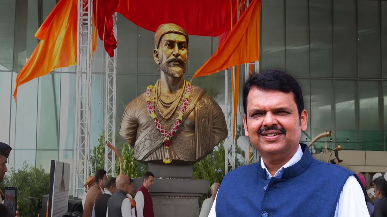 नवी मुंबई विमानतळावर शिवछत्रपतींच्या पुतळ्याचे अनावरण; दि. बा. पाटील यांचेच नाव कायम राहणार; फडणवीसांची मोठी घोषणा