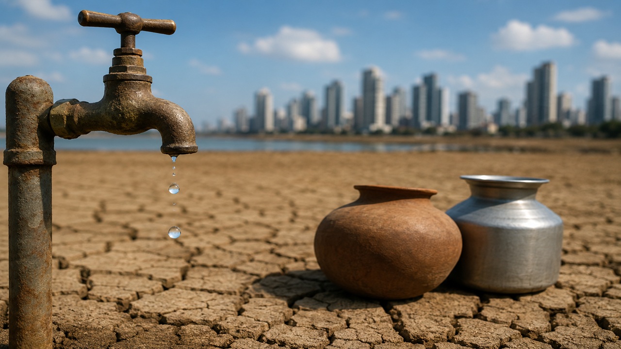 Navi Mumbai : पाणी वाचवा, अन्यथा कारवाईला सामोरे जा! नवी मुंबईत पाण्याच्या अपव्ययावर लाख रुपयांपर्यंत दंड