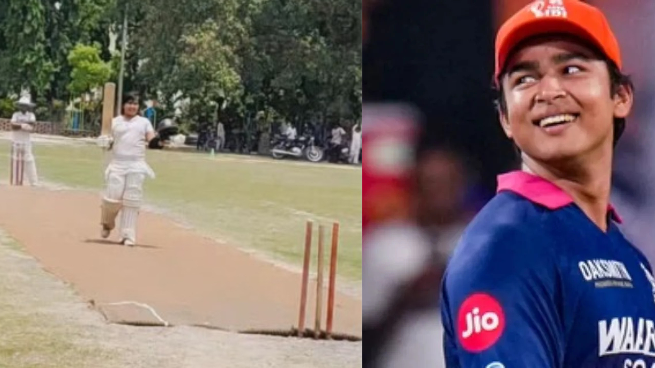 ‘दो भाई, दोनों तबाही’! सूर्यवंशींच्या 11 वर्षीय Ashirwad चे खणखणीत शतक; Vaibhav ने केले खास अभिनंदन