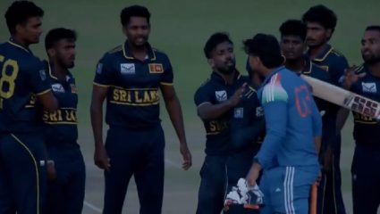 Vaibhav Sooryvanshi Fight: नुसता राडाच! पराभव होताच श्रीलंकेने डिवचले; वैभव सूर्यवंशी भिडला, पहा Video