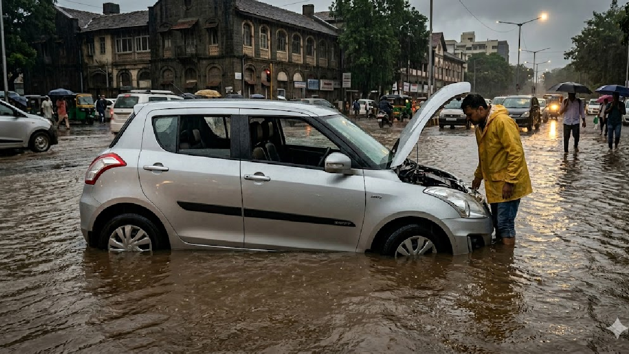 Car Stuck in Water: पाण्यात कार बंद पडलीये? घाबरू नका! ‘या’ ५ गोष्टी लक्षात ठेवा