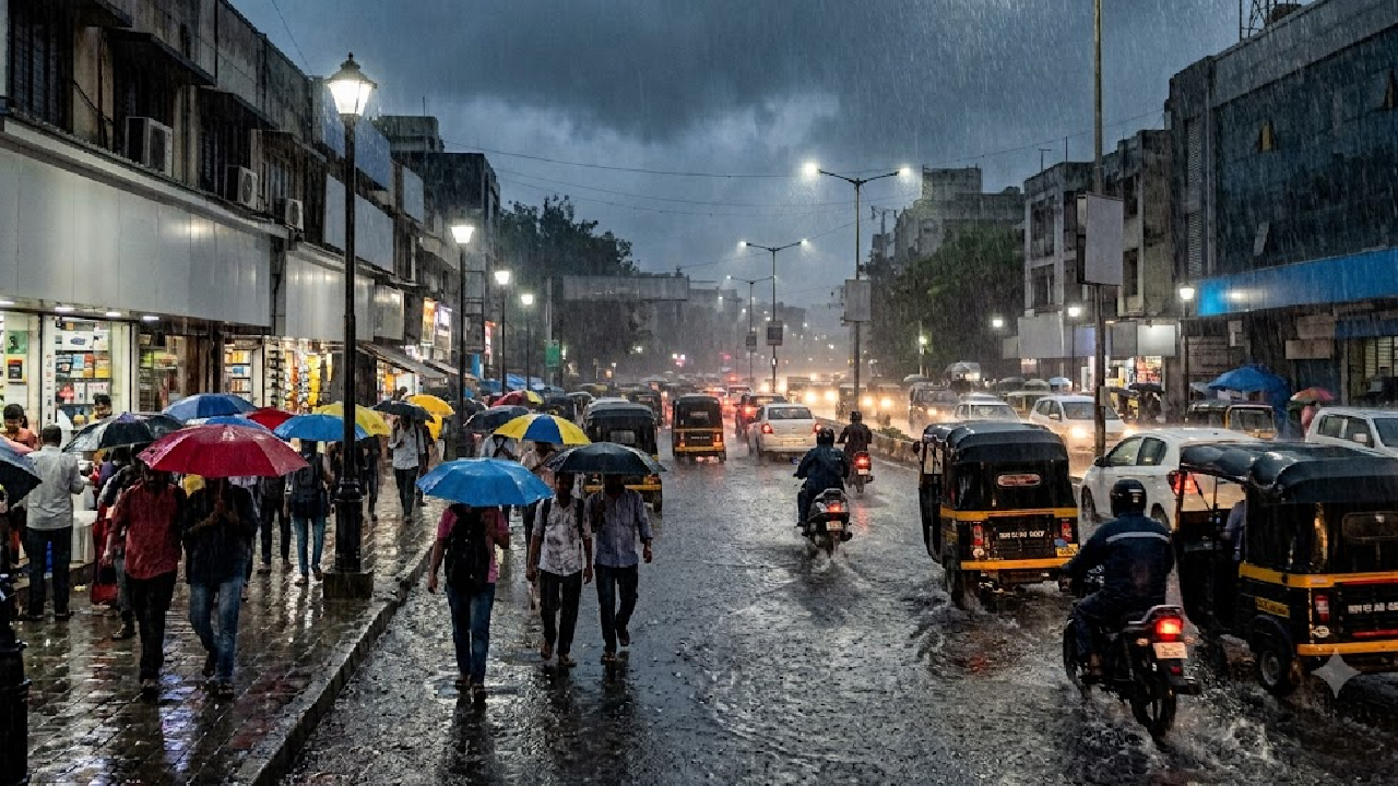 Pune Rain Update: पुण्यात पावसाची ‘धडाकेबाज’ एन्ट्री; शहरात अनेक ठिकाणी बरसल्या जोरदार सरी