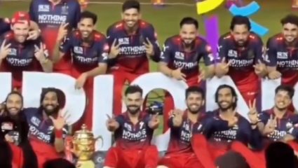 RCB च्या जल्लोषादरम्यान कृणालने थेट 2 ऐवजी दाखवली…; ‘त्या’ कृतीवर चिडला  Virat Kohli, पहा Video