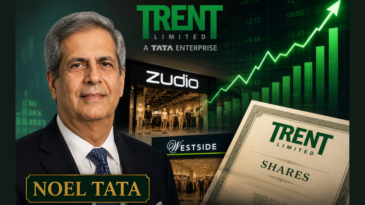 Trent Return: Noel Tata जाण्यापूर्वी ट्रेंट शेअरची कमाल, 1 लाख रुपयांचे केले 47 लाख; Zudio आणि Westside ने पालटला खेळ!