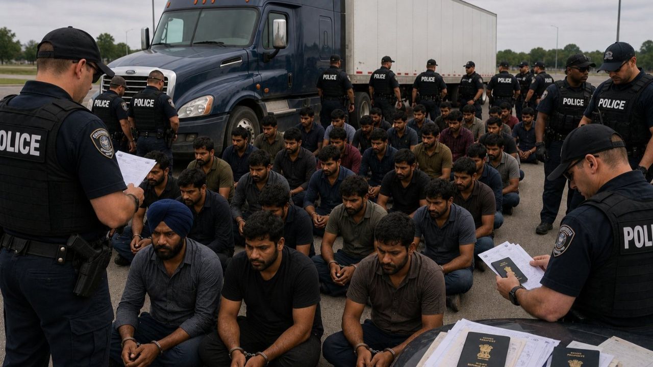 Operation Checkmate : अमेरिकेत अवैध स्थलांतरितांविरोधात कारवाईचा बडगा; ३० भारतीय ट्रक चालक अटकेत