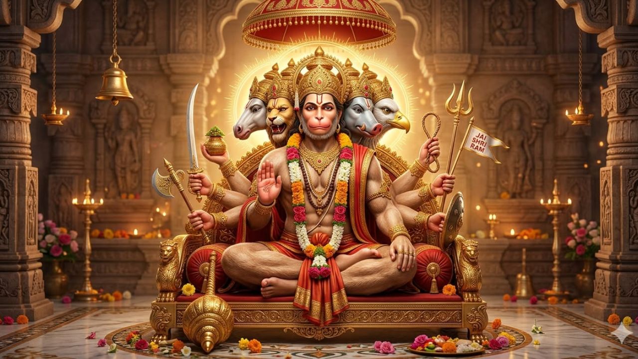 Panchmukhi Hanuman: पंचमुखी हनुमानाचे काय आहे स्वरुप? पौराणिक कथा आणि धार्मिक श्रद्धा