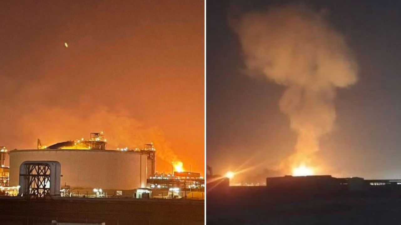Qatar Gas Explosion : कतारच्या LNG हबवरील स्फोटात १२ भारतीयांसह १३ जणांचा बळी; अनेक गंभीर जखमी