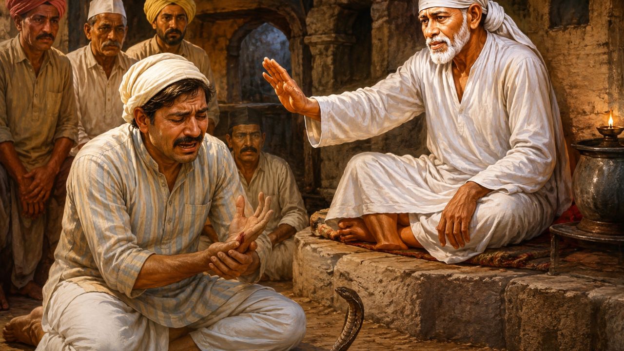 Saibaba story: शामाला डसलेल्या सर्पाचे विष साईंनी कसे काढले, काय आहे कथा जाणून घ्या