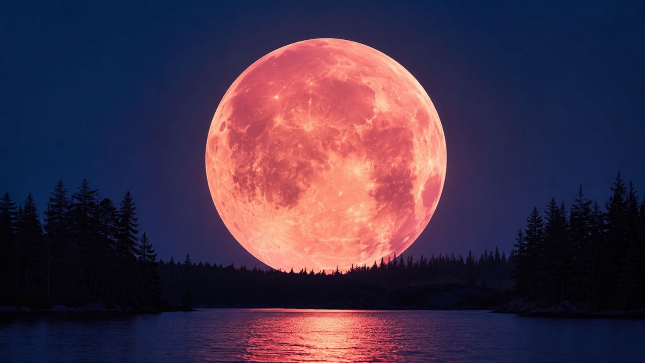 Strawberry Moon: स्ट्रॉबेरी मून म्हणजे काय? वटपौर्णिमेच्या दिवशी आकाशात दिसणार दुर्मिळ खगोलीय दृश्य