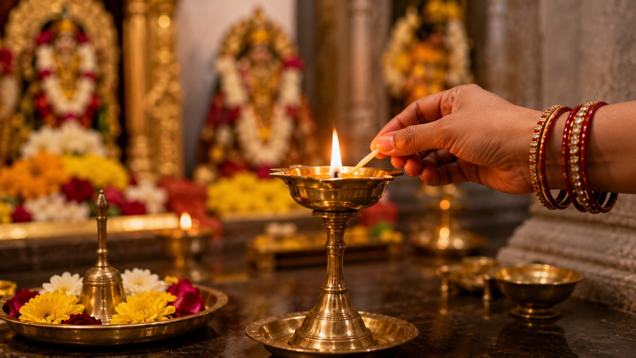 Hindu Rituals : मंदिरातील दिवा लावण्याचे नियम माहित आहेत का? जाणून घ्या योग्य वेळ आणि पद्धत