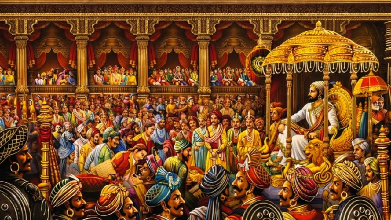 हिंदवी स्वराज्याचे संस्थापक, शौर्य आणि स्वाभिमानाचे प्रतिक…! शिवराज्याभिषेक सोहळाच्या मित्र आणि प्रियजनांना पाठवा मराठमोळ्या शुभ