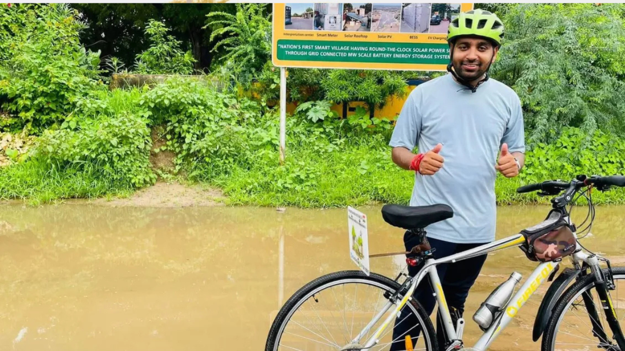 या बहाद्दराने पूर्ण केली १८,००० किमी ची सायकल राइड! स्वतःबरोबरच दुसऱ्यांनाही केले सायकल वापरण्यासाठी प्रोत्साहित!