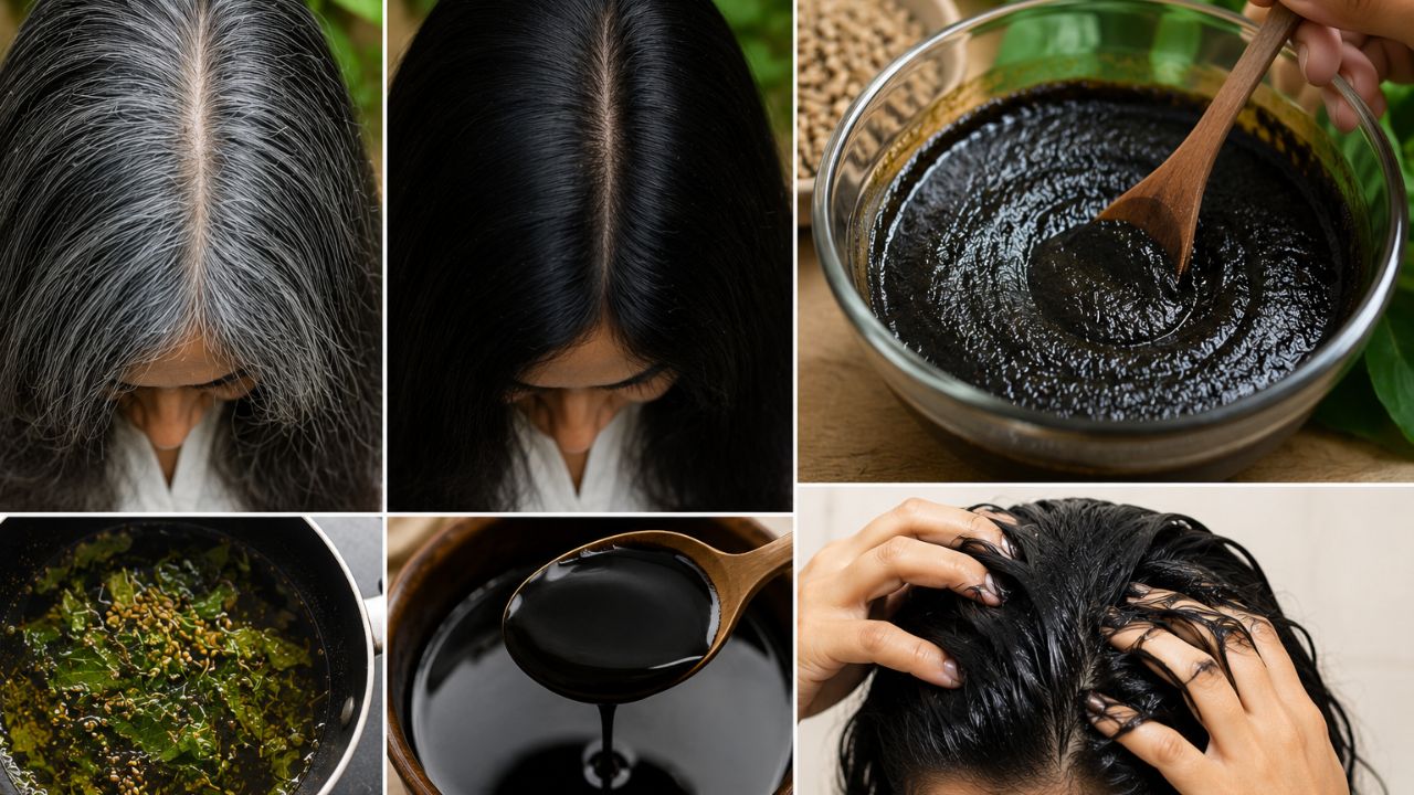 Hair Care Tips: पांढऱ्या केसांना ‘या’ पद्धतीने द्या नॅचरल टचअप! मिनिटांमध्ये होतील काळेभोर सुंदर केस