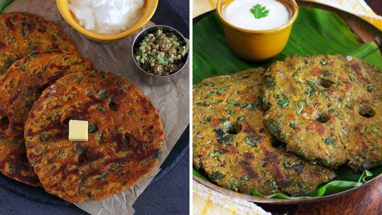 सकाळच्या नाश्त्यात बनवा पोषक घटकांची समृद्ध असलेले मल्टीग्रेन मेथी थालीपीठ, नोट करून पौष्टिक आणि झटपट होणारी रेसिपी
