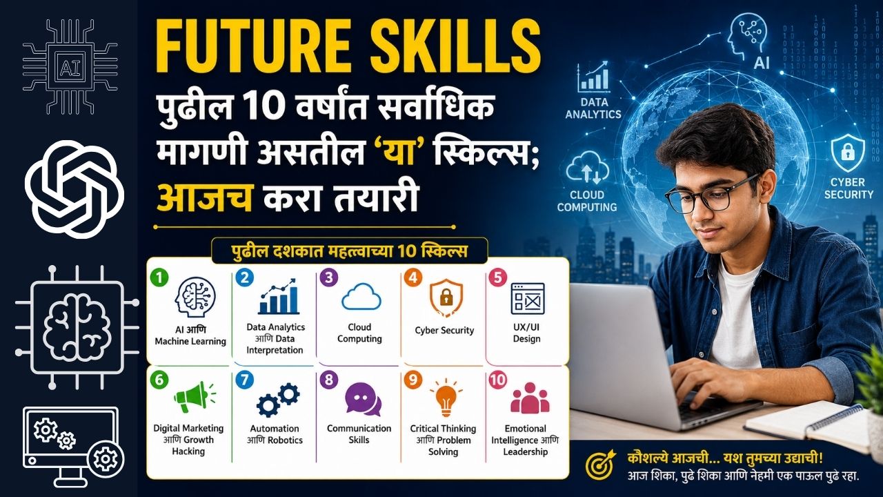 Future Skills : पुढील १० वर्षांत सर्वाधिक मागणी असतील ‘या’ स्किल्स; आजच करा तयारी
