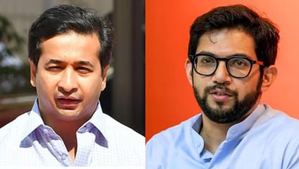 ‘आदित्य ठाकरे म्हणजे ठाकरेंच्या शिवसेनेचे ‘अभिषेक बॅनर्जी’…’, नितेश राणेंचा घणाघात, थेट ‘हेल्मेट’ गिफ्ट पाठवण्याचा टोला