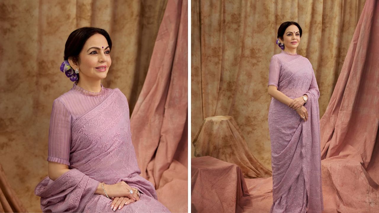 नीता अंबानींच्या वॉर्डरोबमध्ये महाराष्ट्राची शान असलेली पैठणी, बनारसी, पटोला, जामदानी, कांजीवरम, चिकनकारी यांसारख्या पारंपरिक आणि अस्सल भारतीय विणकाम करून तयार केलेल्या साड्या आहेत. 