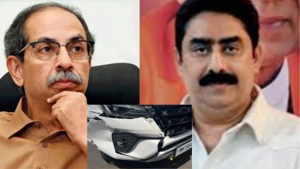 मोठी बातमी! ठाकरेंच्या बैठकीला येताना संजय दीना पाटील यांच्या ताफ्याचा अपघात; विक्रोळी हायवेवर घडली घटना