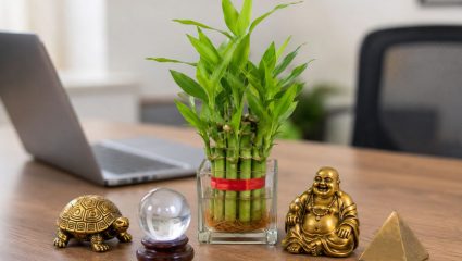 Vastu Tips: ऑफिस टेबलवर बांबू प्लांटसोबत ठेवा या गोष्टी, काय सांगते वास्तुशास्त्र जाणून घ्या