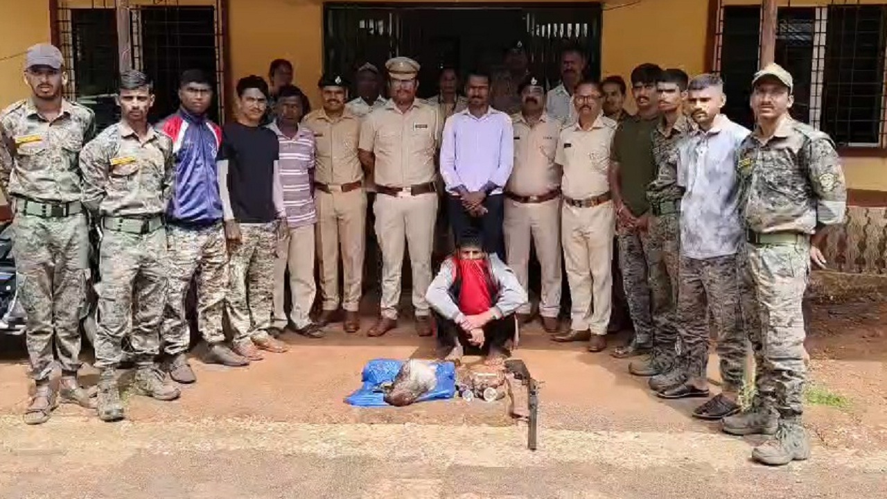 वनविभागाची मोठी कारवाई; राखीव वनक्षेत्रात वन्यप्राण्यांची शिकार करणाऱ्या टोळ्यांचा केला पर्दाफाश