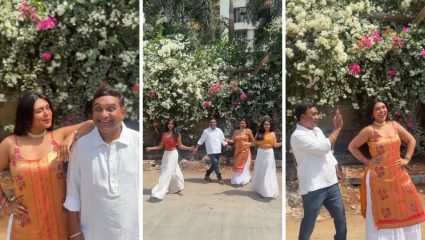 Bhau Kadam :अमेरिकेहून परतलेल्या लेकीसोबत भाऊ कदमांचा भन्नाट डान्स; दादा कोंडकेंच्या गाण्यावर ठेका धरतानाचा VIDEO व्हायरल
