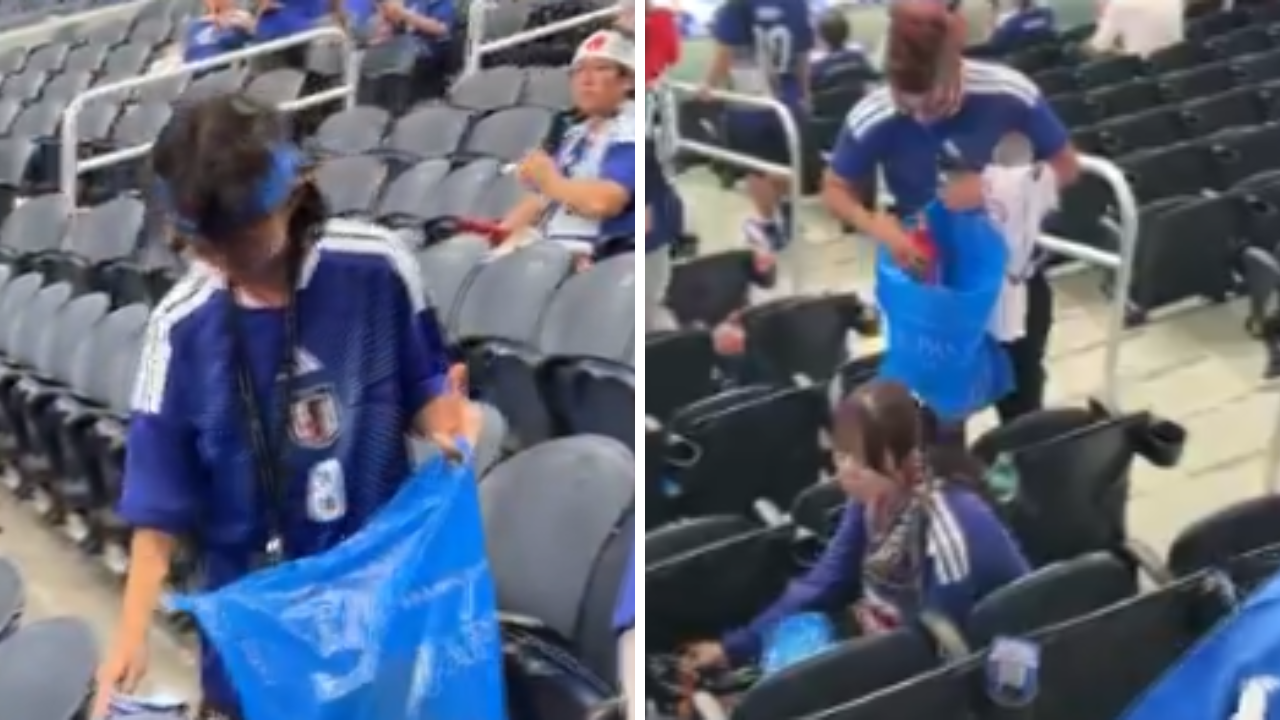 Video Viral: मॅचनंतर स्टेडियमची स्वच्छता, FIFA World Cup मध्ये जपानच्या चाहत्यांनी जिंकलं मन, जगभरात कौतुक