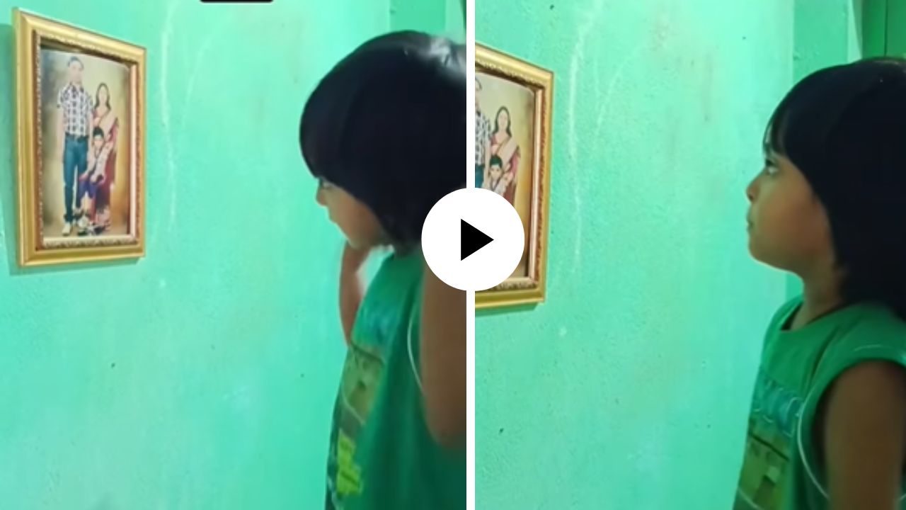 सर्वांना बाबा आहेत, पण तुम्ही दारु पिऊन गेलात… विडिलांच्या फोटोसमोर मुलीने व्यक्त केली खंत, यूजर्सही झाले भावूक; Video Viral