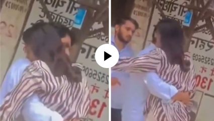 हा तर फिल्मी सीन! घटस्फोटाच्या सुनावणीपूर्वीच कोर्टाबाहेर नवरा-बायकोचं पुनर्मिलन, एकमेकांना मिठी मारली अन्… घटनेचा Video चर्चेत