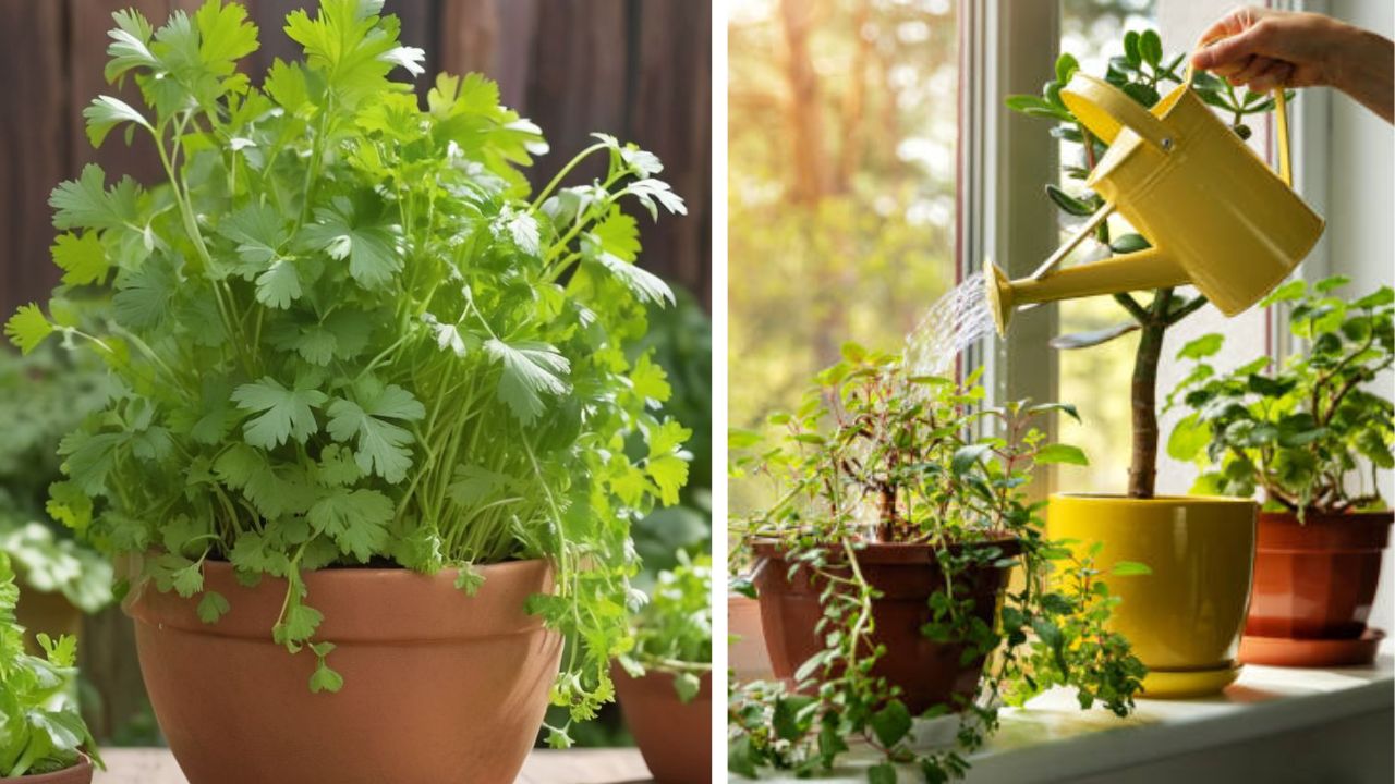 Gardening Tips : लाख प्रयत्न करूनही कोथिंबीर येत नाही? माळ्याने सांगितली सोपी ट्रिक; पानांनी भरून जाईल कुंडी