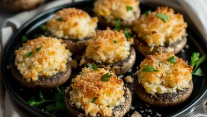 Recipe : पार्टी स्नॅक्ससाठी खास, घरी बनवा हाॅटेल स्टाईल ‘स्टफ्ट्ड मशरुम’, चव जी पाहुण्यांना करेल खुश
