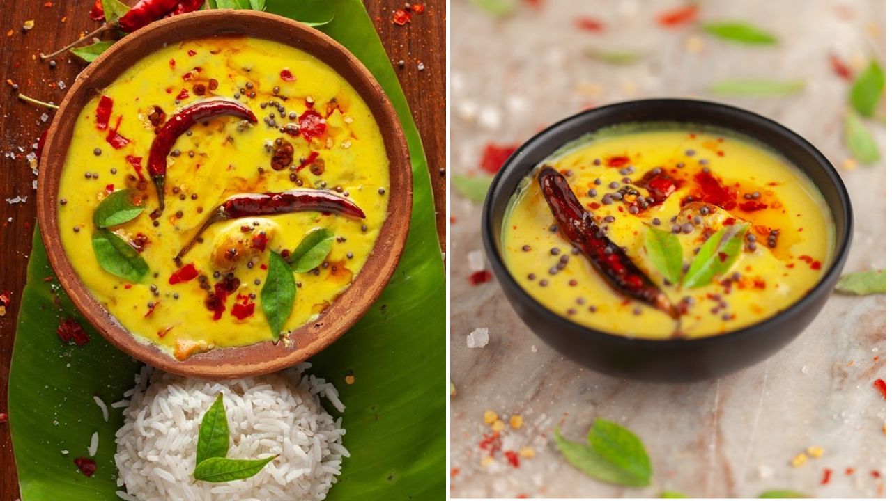 Recipe : रात्रीच्या जेवणाला काय बनवावं ते सुचत नाहीये? मग घरी बनवा महाराष्ट्रीयन कढी, गरमागरम भातासोबत लागेल चविष्ट