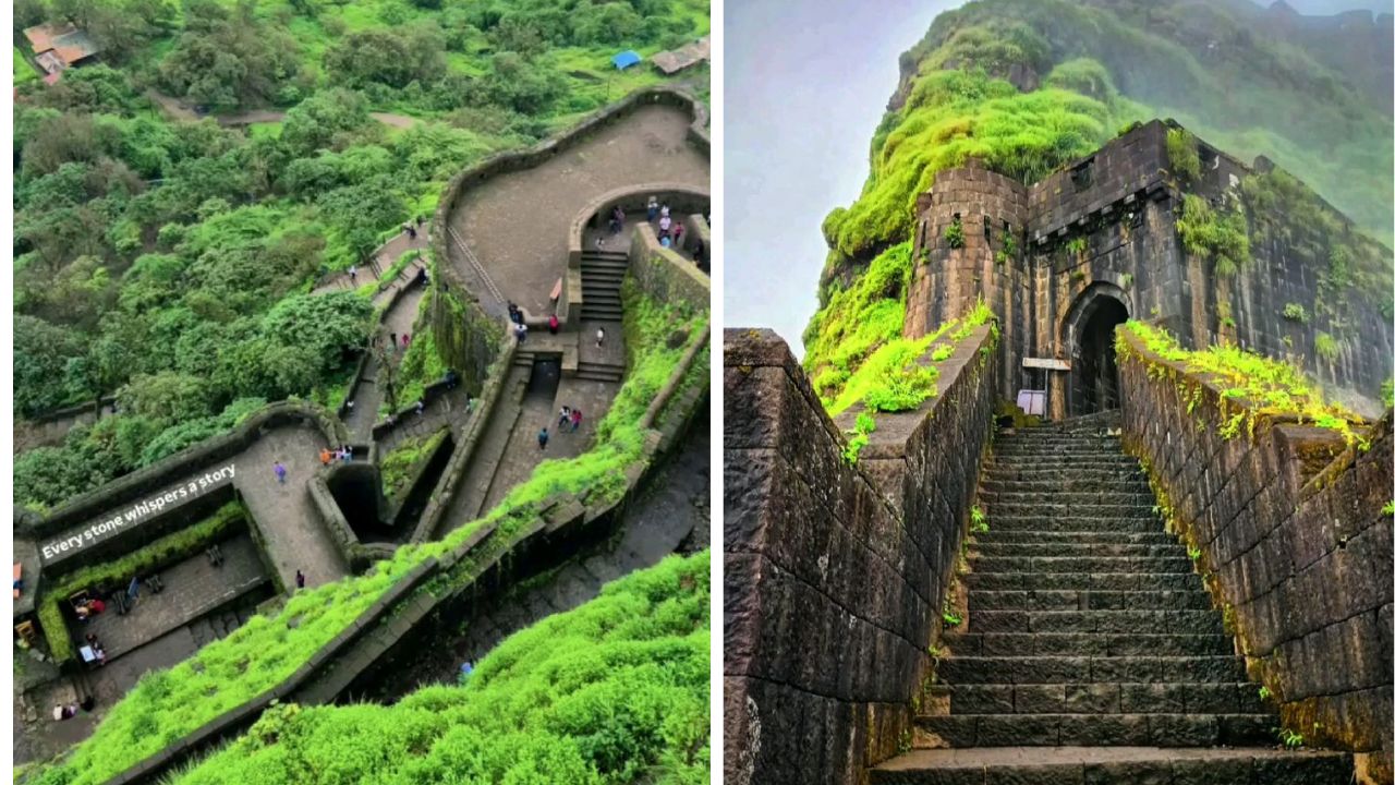 ढगांशी संवाद साधतो पुण्यातील हा प्राचीन किल्ला, 3389 फूट उंच आणि अनेक राजवंशांच्या राजवटीचा साक्षीदार
