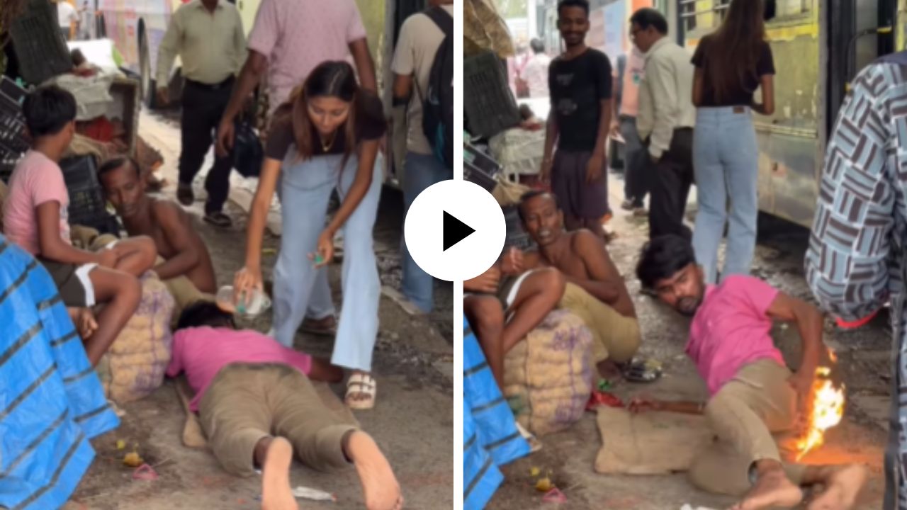 प्रँकच्या नावाखाली हद्द केली पार, झोपलेल्या व्यक्तीच्या कपड्यांना लावली आग; Viral Video पाहून यूजर्समध्ये संतापाची लाट