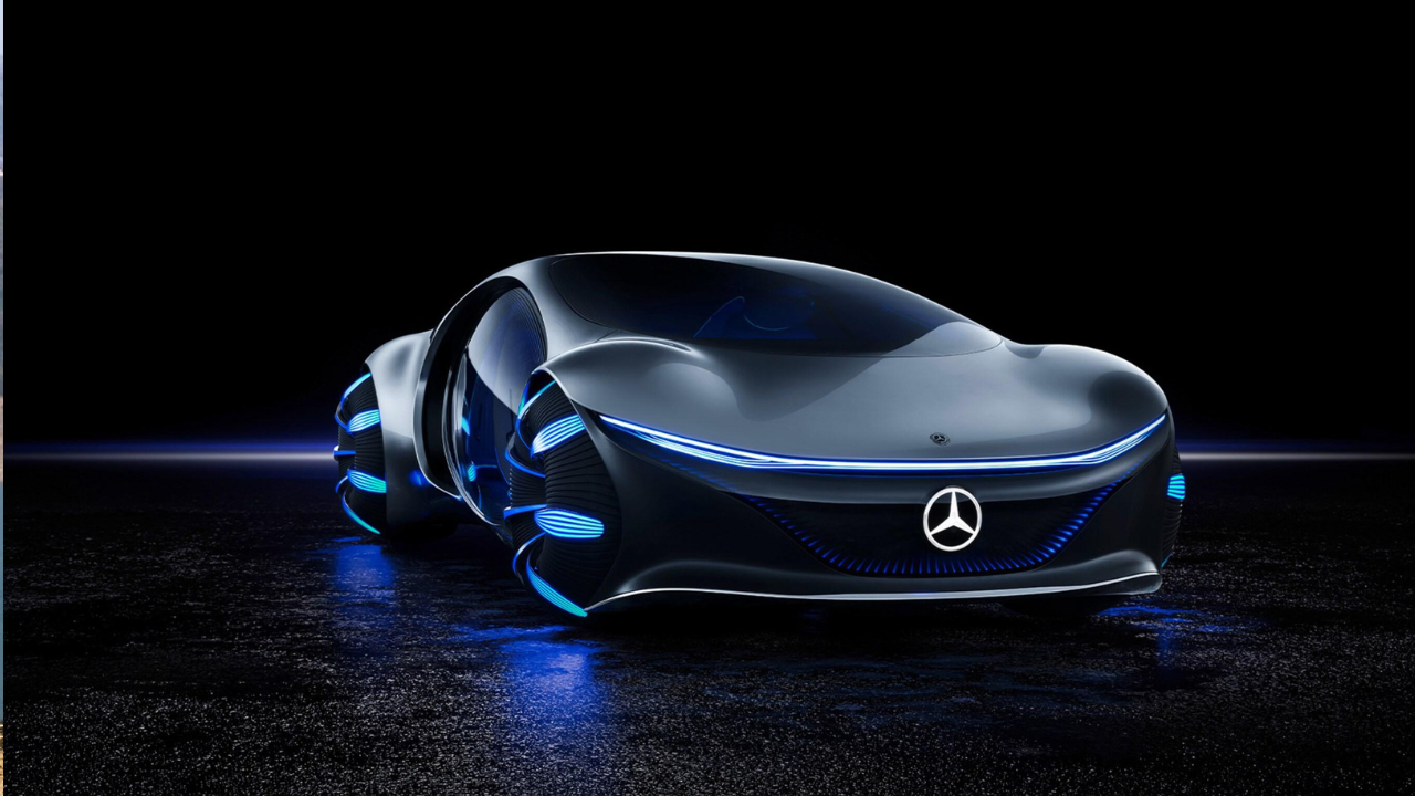 Mercedes-Benz Vision AVTR अंदाजे किंमत: ₹8 कोटी – ₹12 कोटी (US$1–1.5 Million) 'अवतार' चित्रपटापासून प्रेरित ही कॉन्सेप्ट कार भविष्यातील मोबिलिटीचे प्रतीक मानली जाते. कारमध्ये बायोमेट्रिक कंट्रोल, 360-डिग्री हालचाल करणारी चाके आणि पूर्णपणे इलेक्ट्रिक पॉवरट्रेन आहे. तिच्या मागील बाजूस 33