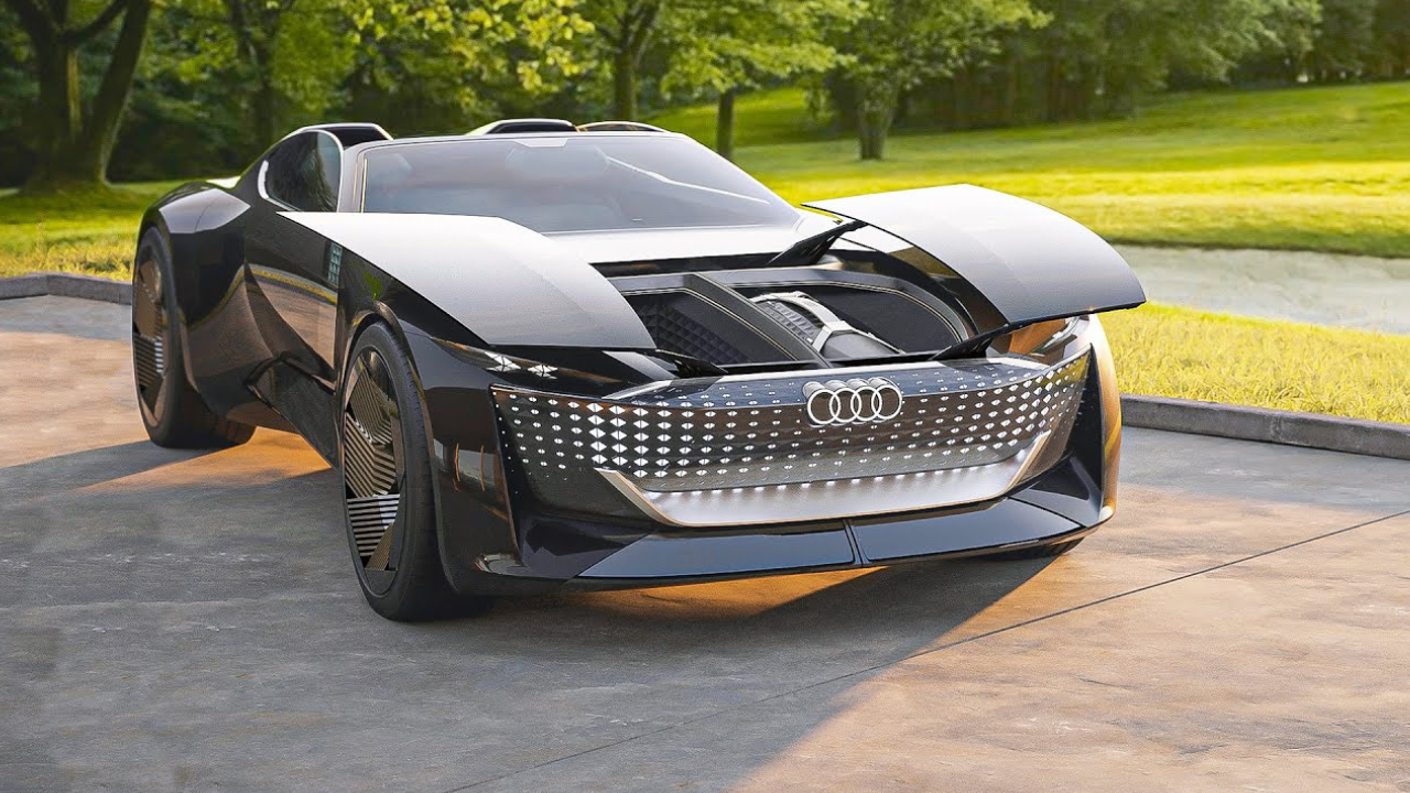 Audi Skysphere अंदाजे किंमत: ₹5 कोटी – ₹8 कोटी (US$600,000–1 Million) ऑडीची ही भविष्यकालीन रोडस्टर कार स्वतःची लांबी बदलू शकते. स्पोर्ट्स मोडमध्ये ती अधिक वेगवान बनते, तर ग्रँड टूरिंग मोडमध्ये आरामदायी प्रवासाचा अनुभव देते. स्वयंचलित ड्रायव्हिंगची सुविधा हे तिचे मोठे आकर्षण आहे.