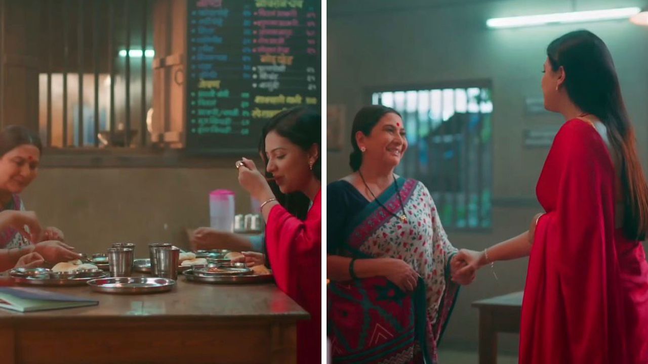 Marathi Serial:  ‘कृष्णाईच्या लेकी’च्या सेटवर तेजश्री प्रधान-निवेदिता सराफ यांची भेट; रंगल्या ‘अग्गंबाई सासूबाई’च्या आठवणी!