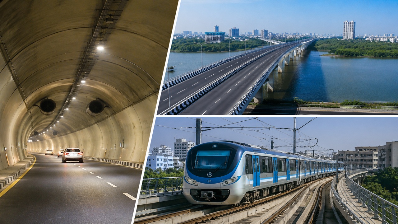 MMRDA Projects : वाहतुकीचा चेहरामोहरा बदलणार; MMR ला 22,611 कोटींची मोठी भेट! घोडबंदर-भाईंदर बोगदा, मेट्रो विस्ताराला हिरवा कंदील