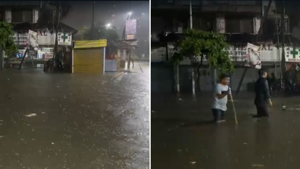Mumbai Rain Updates: मुंबईत रात्रभर पावसाची जोरदार बॅटिंग! सखल भागात पाणी साचण्यास सुरुवात; ट्रान्सहार्बर मार्गावरील वाहतूक ठप्प