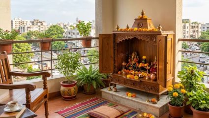 Vastu Tips For Mandir: बाल्कनीत देवघर ठेवणे योग्य की अयोग्य? वास्तूनुसार जाणून घ्या महत्त्वाचे नियम