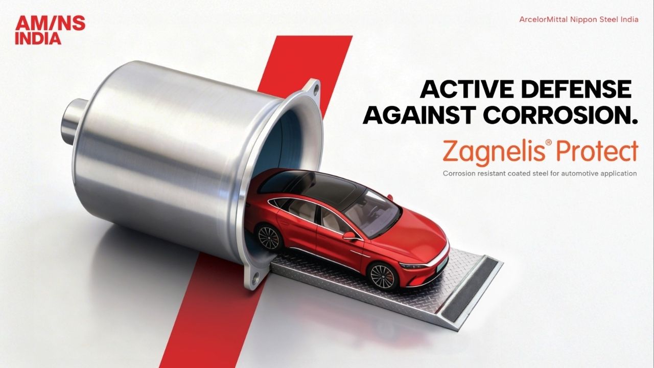 Zagnelis Protect : आर्सेलरमित्तल निप्पॉन स्टील इंडियाचे ‘झॅगनेलीस प्रोटेक्ट’ लाँच! ऑटो उद्योगासाठी आयातीला देशी पर्याय