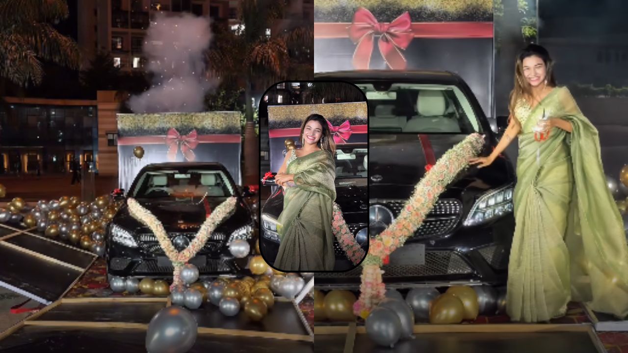 या सुंदरीची नजरच काफी, तिच्या दारात उभी चारचाकी! Radha Patil ची नवी कोरी गाडी पाहिलीत का?