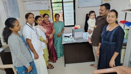 पाचगणी प्राथमिक आरोग्य केंद्रात पल्स पोलिओ मोहीम संपन्न! पर्यटन स्थळवरील पर्यटक मुलांसाठी चार केंद्रावर डोस