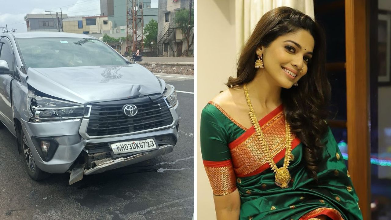 Pooja Sawant Car Accident : मोठी दुर्घटना टळली! “कपबशी” चित्रपटाच्या प्रमोशनदरम्यान मोठा अपघात, सुदैवाने कोणतीही जीवितहानी नाही