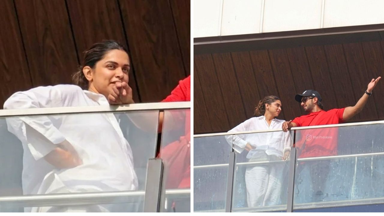 Deepika Padukoneने फ्लॉन्ट केला बेबी बंप, Ranveer Singh सोबत नव्या घराच्या बाल्कनीत दिसली अभिनेत्री
