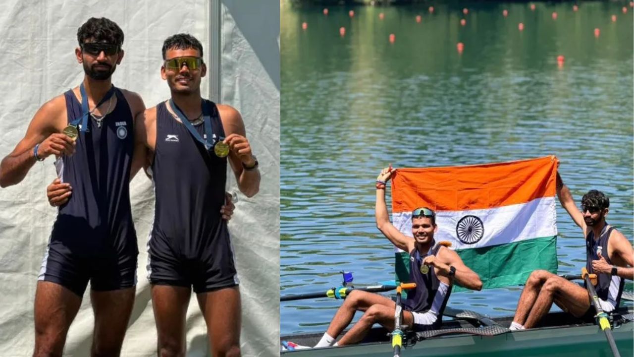 अभिमानास्पद ! भारतीय जवानांनी वर्ल्ड रोइंग कपमध्ये रचला इतिहास; लक्ष्य–उज्ज्वल जोडीने जिंकले पहिले Gold Medal