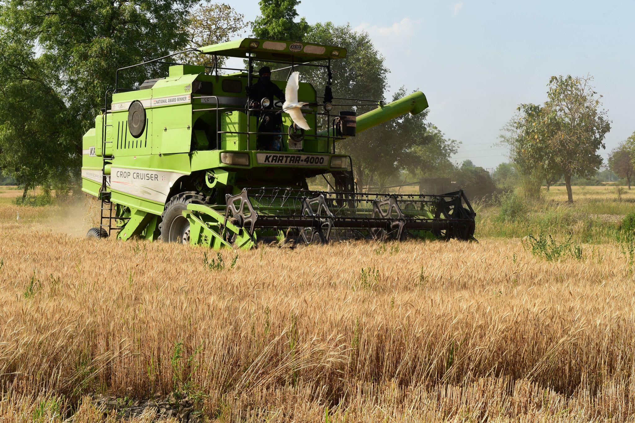 हार्वेस्टर कंबाइन (Combine Harvester)- धान्य कापणीसाठी हार्वेस्टर कंबाइन हे अत्याधुनिक वाहन आहे. कापणी, मळणी आणि धान्य वेगळे करण्याची तीन कामे एकाच वेळी करते. पंजाब, हरियाणा आणि महाराष्ट्रातील काही भागांमध्ये याचा मोठ्या प्रमाणावर वापर होतो. मजुरांची गरज कमी होते आणि वेळेची मोठी बचत होते. मोठ्या क्षेत्रातील शेतीसाठी हे वाहन अत्यंत उपयुक्त ठरते. आधुनिक कृषी यांत्रिकीकरणाचे हे महत्त्वाचे उदाहरण आहे.