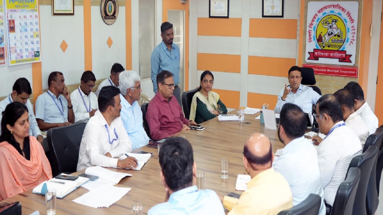 नालेसफाई, पालखी मार्गाचे कामे तातडीने पूर्ण करा; आढावा बैठकीत पिंपरी-चिंचवड महापालिका आयुक्तांचे निर्देश
