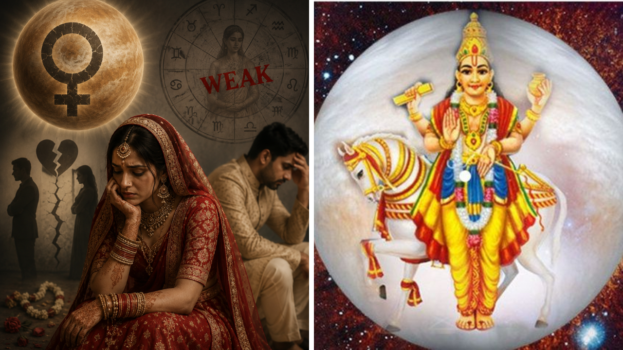 Horoscope: शुक्र बिघडवतो नातं, प्रेम; विवाहासुखात आणतो संकटं, कुंडलीतील अशुभ संकेत आधीच घ्या जाणून