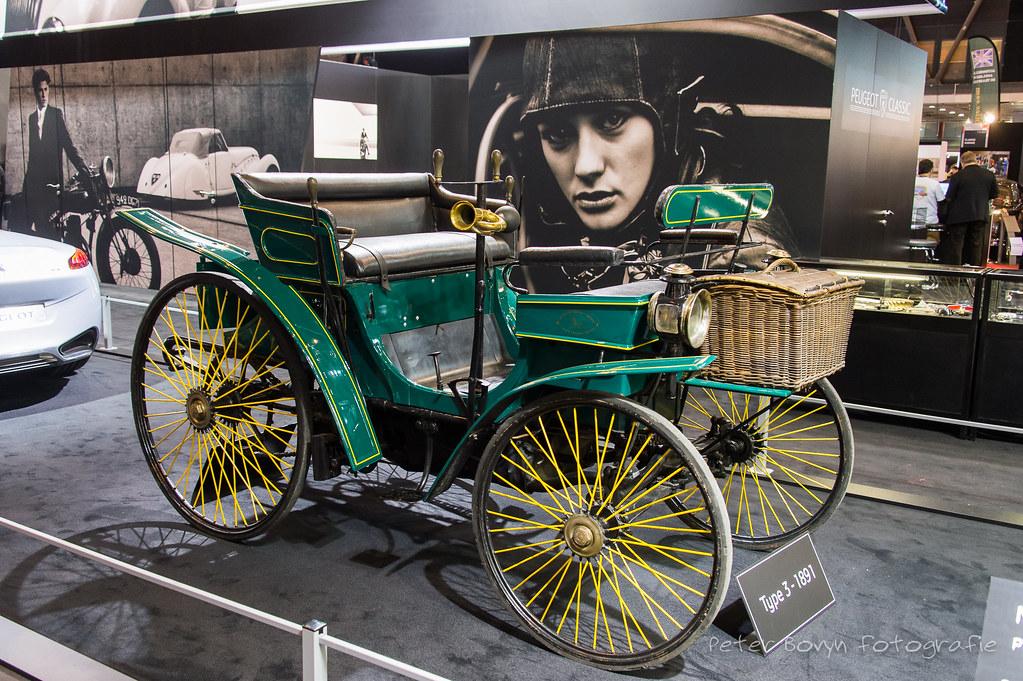 Peugeot Type 3 (फ्रान्स)-Peugeot ची ही सुरुवातीची मोटार फ्रान्समधील वाहन क्रांतीचे प्रतीक मानली जाते. जुन्या कार संग्राहकांमध्ये याची मोठी मागणी आहे.